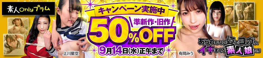 プラム50％OFFキャンペーン